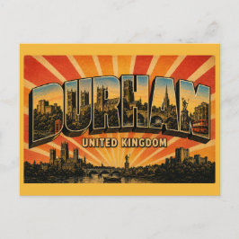 Kasteel- en kathedraalstad Durham Engeland Briefkaart