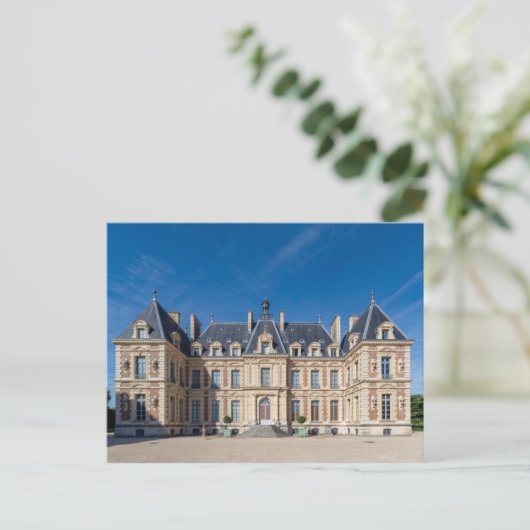 Kasteel en park van Sceaux in de zomer - Frankrijk Briefkaart (Staand voorkant)
