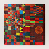 Kasteel en Zon, abstracte kunst van Paul Klee, Legpuzzel (Horizontaal)