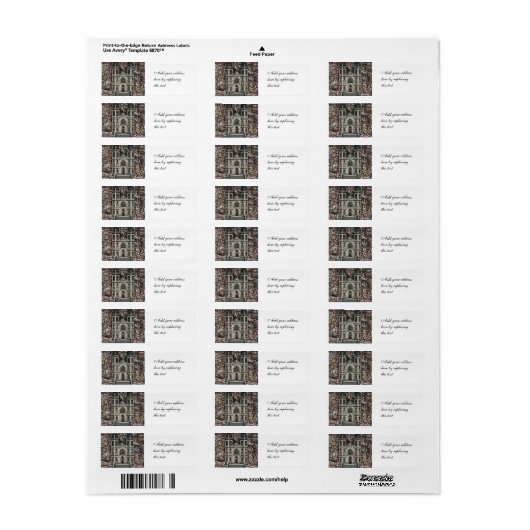 Kasteel Etiket (Full Sheet)