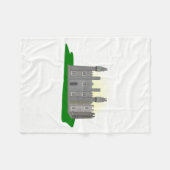 Kasteel Fleece Deken (Voorkant (Horizontaal))