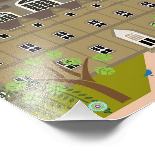 kasteel foto afdruk (Hoek)