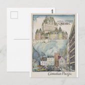 Kasteel Frontenac Briefkaart (Voorkant / Achterkant)