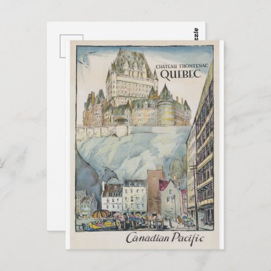 Kasteel Frontenac Briefkaart (Voorkant / Achterkant)