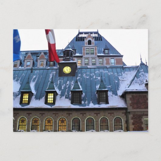 Kasteel Frontenac, Quebec, Canada Briefkaart (Voorkant)