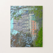 Kasteel Frontenac Quebec. Legpuzzel (Verticaal)