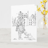 Kasteel Fyvie Schotland Kaart (Gele Bloem)