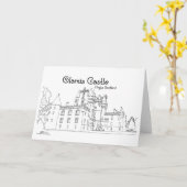 Kasteel Glamis Schotland Kaart (Gele Bloem)