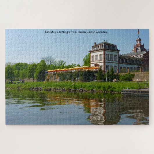 Kasteel Hanau Duitsland . Legpuzzel (Horizontaal)