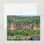 Kasteel Heidelberg, Duitsland Briefkaart (Voorkant / Achterkant)