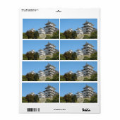 Kasteel Himeji 姫路城, Hyogo, Japan Etiket (Full Sheet)
