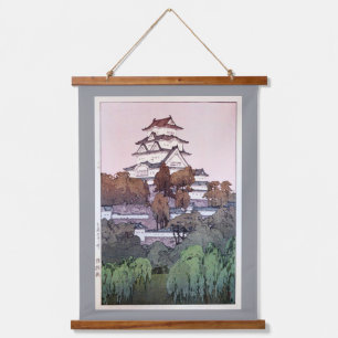 Kasteel Himeji, Hiroshi Yoshida, Houtsnede Hangend Wandkleed
