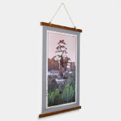Kasteel Himeji, Hiroshi Yoshida, Houtsnede Hangend Wandkleed (Gebogen)