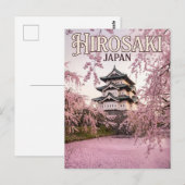 Kasteel Hirosaki Japan Briefkaart (Voorkant / Achterkant)