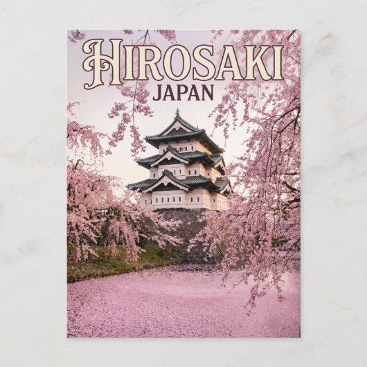 Kasteel Hirosaki Japan Briefkaart (Voorkant)