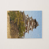 Kasteel Hiroshima 広島城, Hiroshima, Japan Legpuzzel (Horizontaal)