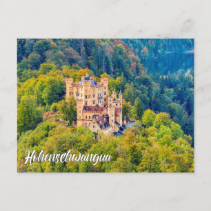 Kasteel Hohenschwangau, Duitsland Briefkaart