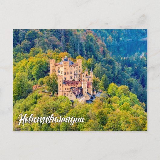 Kasteel Hohenschwangau, Duitsland Briefkaart (Voorkant)