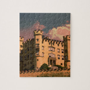Kasteel Hohenschwangau in Duitsland als papier-col Legpuzzel