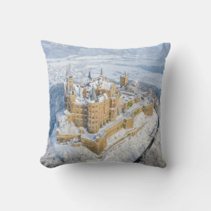 Kasteel Hohenzollern: besneeuwd Duitsland. Kussen