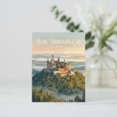 Kasteel Hohenzollern Duitsland Briefkaart (Staand voorkant)