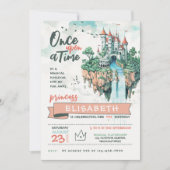 Kasteel in de hemel Verjaardagsfeest Kaart (Voorkant)