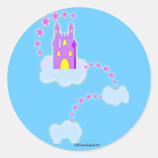 Kasteel in de lucht Stickers (Voorkant)