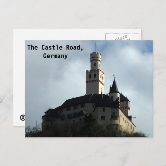 Kasteel in de Vallei van Rijn Briefkaart (Voorkant / Achterkant)