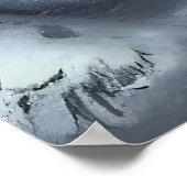 Kasteel in de winter | AI Art Poster (Hoek)