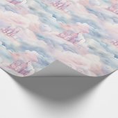 Kasteel in de wolken inpakpapier (Hoek)