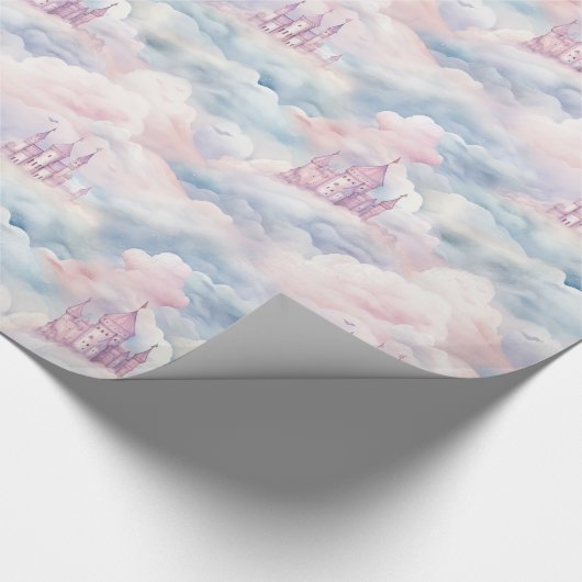 Kasteel in de wolken inpakpapier (Hoek)