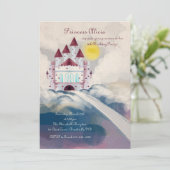 Kasteel in de wolken Uitnodiging (Staand voorkant)