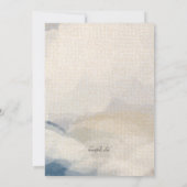 Kasteel in de wolken Uitnodiging (Achterkant)