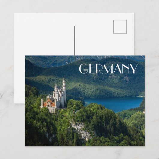 Kasteel in Duitsland Briefkaart (Voorkant / Achterkant)