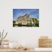 kasteel in Gent Poster (Keuken)