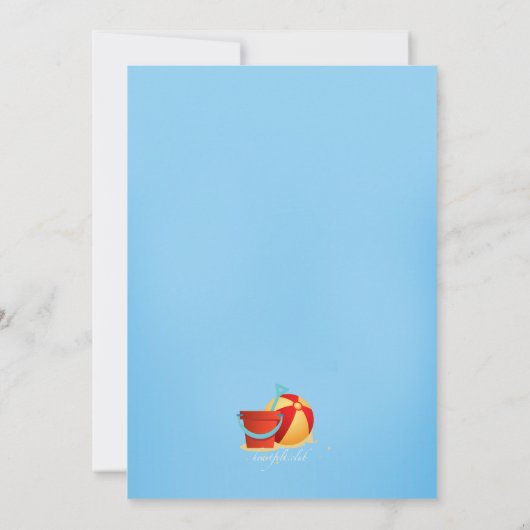 Kasteel in het Zand Uitnodiging (Achterkant)