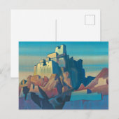 Kasteel in Ladakh door Nicholas Roerich Feestdagenkaart (Voorkant / Achterkant)