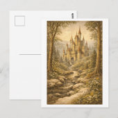 Kasteel in sprookjesstijl briefkaart (Voorkant / Achterkant)