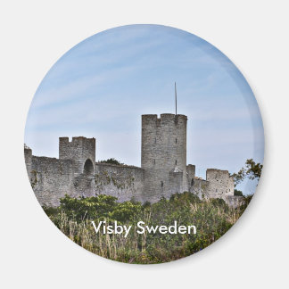 Kasteel in Visby, Visby Zweden Magneet
