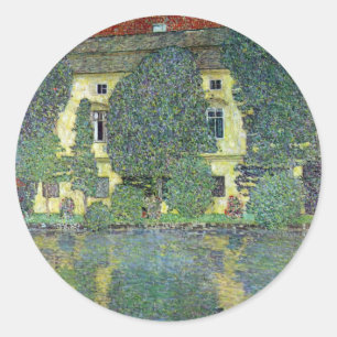 Kasteel Kammer aan de Attersee III door Gustav Kli Ronde Sticker
