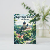 Kasteel Karlštejn Tsjechië Briefkaart (Staand voorkant)