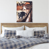 Kasteel Kat Rackham Illustratie Canvas Afdruk (Insitu (Slaapkamer))