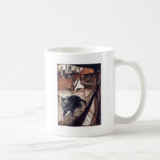 Kasteel Kat Rackham Illustratie Koffiemok (Rechts)