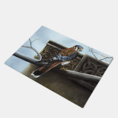 Kasteel Keltische torenvalk Vogel Deurmat (Schuin)