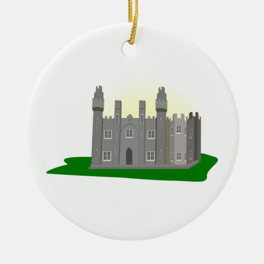 Kasteel Keramisch Ornament (Voorkant)