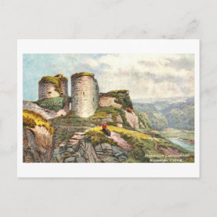 Kasteel Kilgerran in Wales uit het verleden Briefkaart