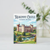 Kasteel Kilkenny Ierland Briefkaart (Staand voorkant)