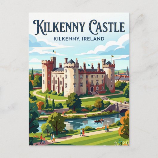 Kasteel Kilkenny Ierland Briefkaart (Voorkant)
