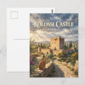 Kasteel Kolossi, Kolossi Cyprus Briefkaart (Voorkant / Achterkant)