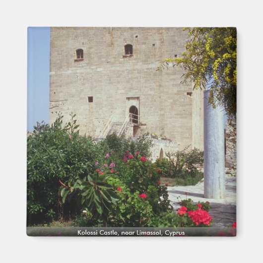 Kasteel Kolossi, nabij Limassol, Cyprus Magneet (Voorkant)